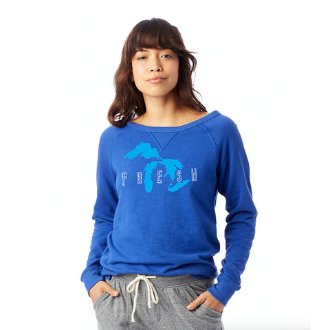 Fresh Ladies Vintage French Terry Sweatshirt