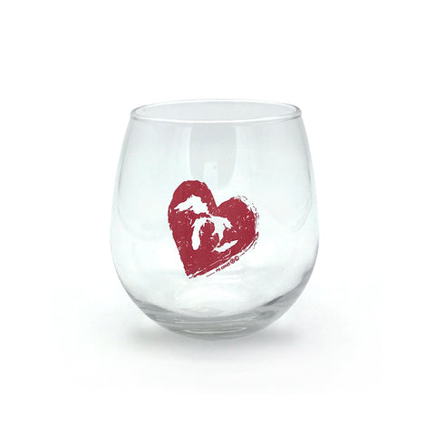 Heart Wine Glass