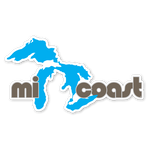 Mi Coast Sticker
