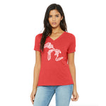 Most Coast Ladies Relaxed Fit V-Neck T-Shirt