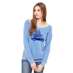 Road Trip Ladies Sponge Wide Neck
