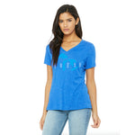 Fresh Ladies Relaxed Fit V-Neck T-Shirt
